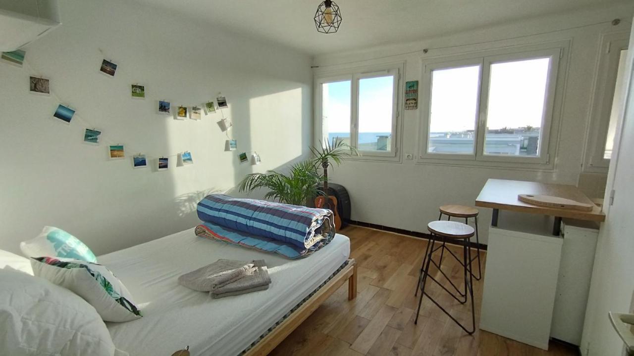 Cosy studio en étage résidence front de mer Palavas-les-Flots Esterno foto